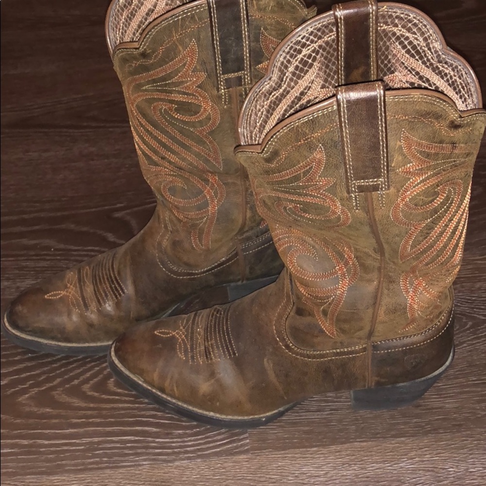 Ariat Round Up R Toe Boots